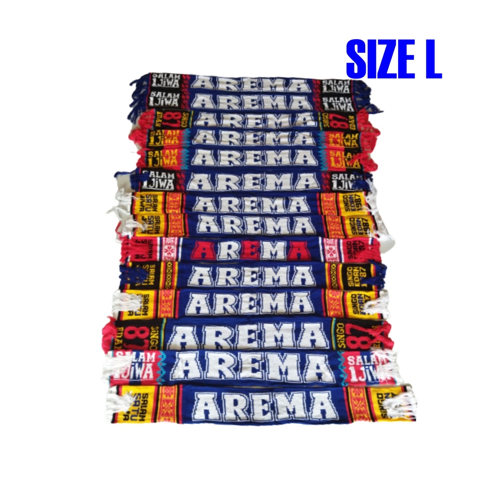 Syal rajut Aremania aremanita