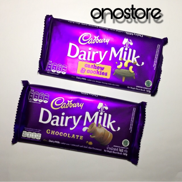 Cokelat Cadbury Dairy Milk 165gr / 165gram / 165 Shopee Indonesia