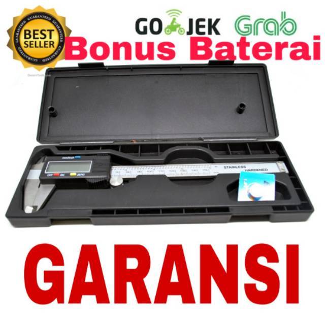 JANGKA SORONG DIGITAL LAYAR LCD STAINLESS STEEL-caliper digital-jangka sorong otomatis