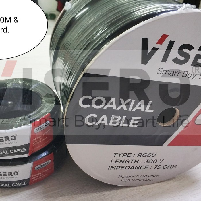 Cable RG6/Kabel RG6/Kabel Parabola/Cable Parabola Coaxial 15M Visero