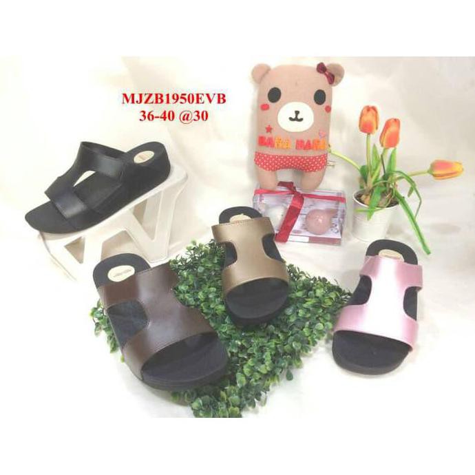 sandal wanita/jelly/bara bara/sandal wedges/import 1950evb
