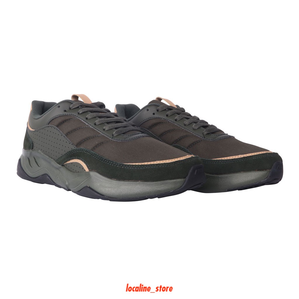 Sepatu Sneakers Lokal Original Piero - Sepatu Sneakers Pria Aegis Olive   P30154