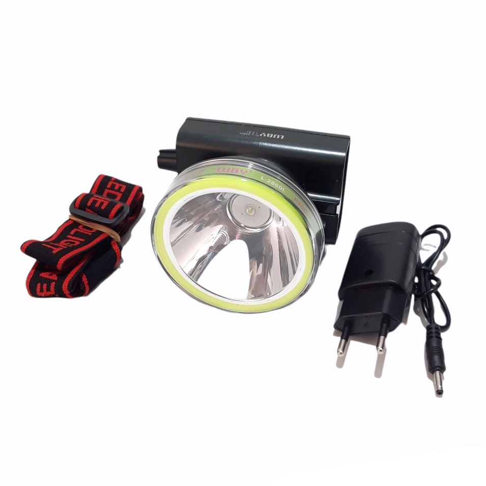 LUBY L-2880L Senter Kepala LED / Headlamp 20 Watt Recharger