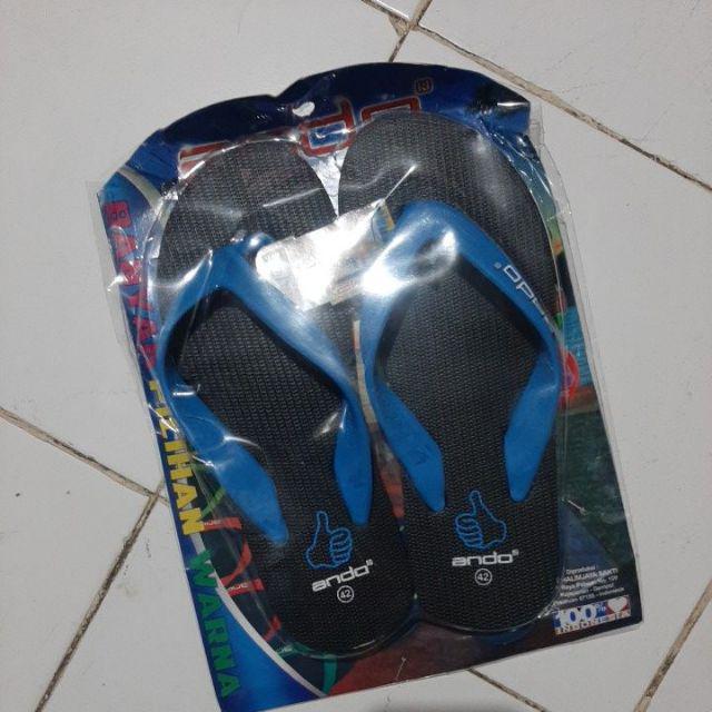  Ando  sandal  japit pria hawai like 38 42 Shopee Indonesia