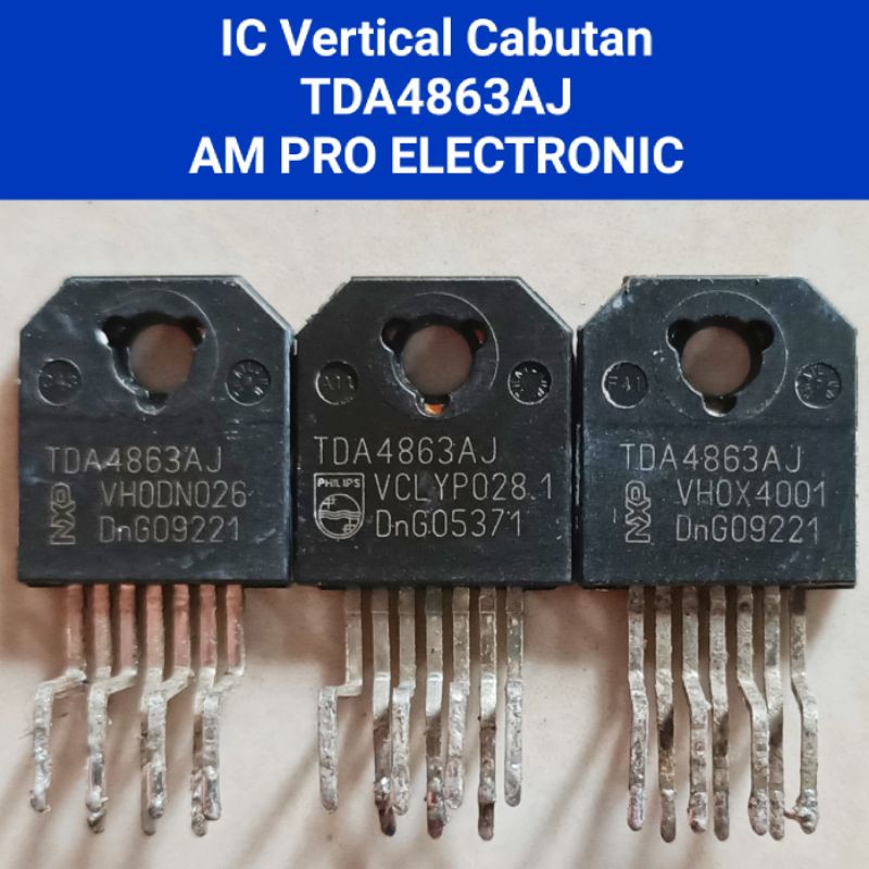 IC Vertical Cabutan Monitor TDA4863AJ IC Vertikal Sharp