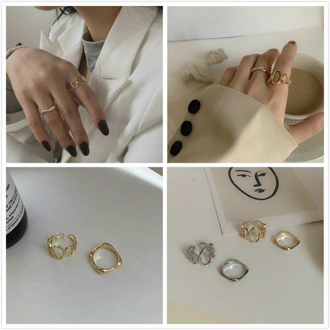 2 Pcs Dalam Desain Angin Cincin Akal Tinggi A&amp;6