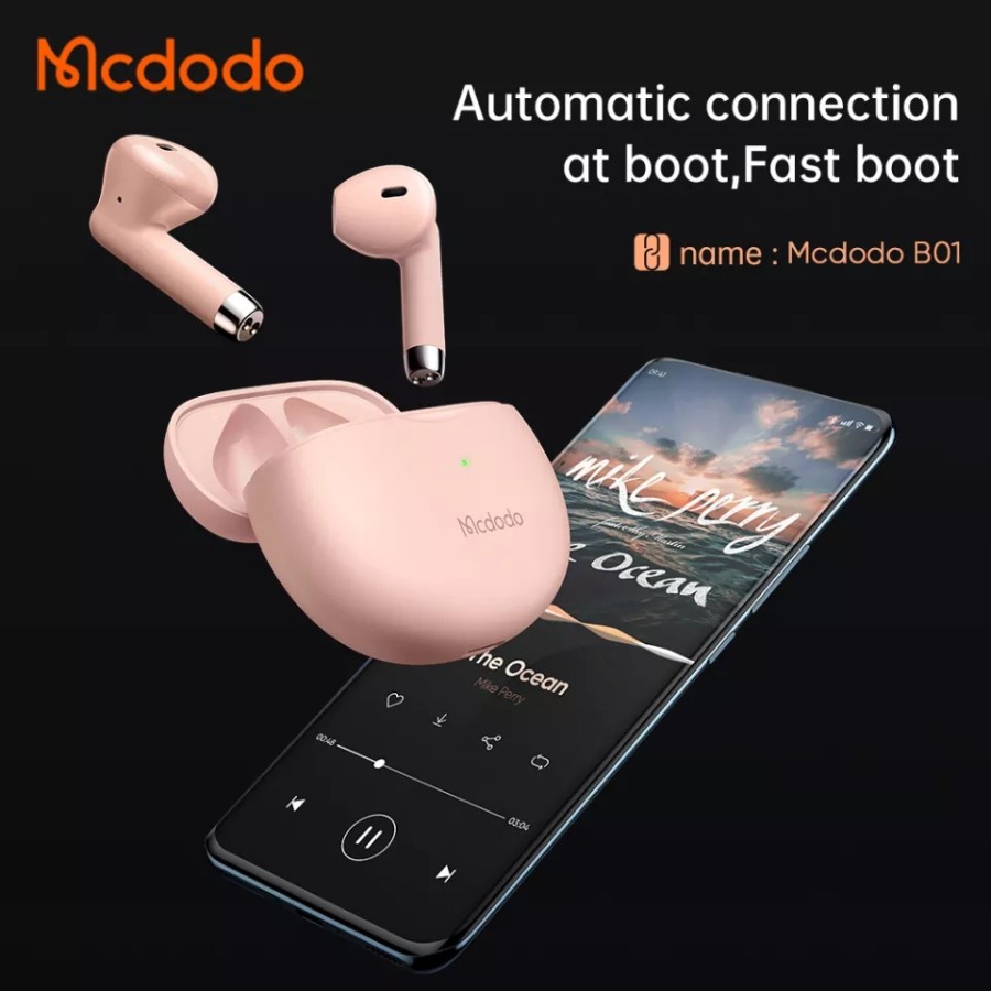 Mcdodo Tws Earphone Wireless Bluetooth 5.1V HP-788 Lite Headset Bluetooth