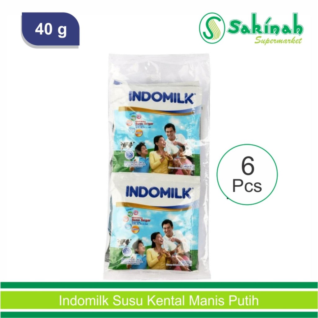 

Indomilk Susu Kental Manis Putih 6sachet