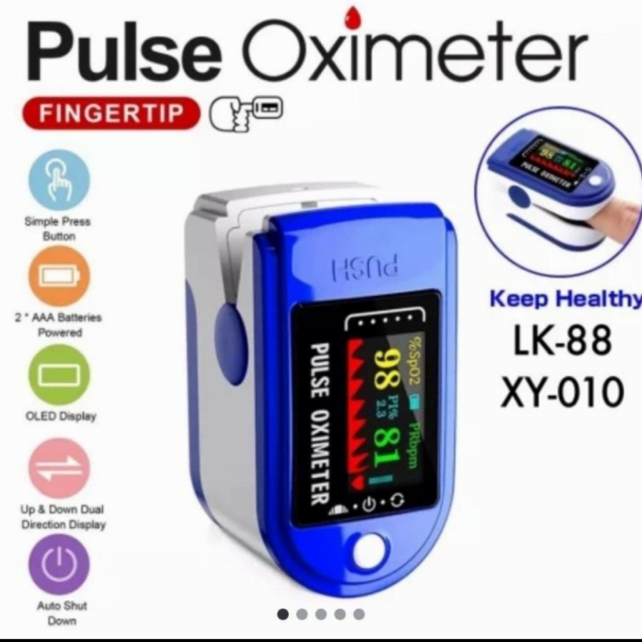 LK88 Oximeter Fingertip Pulse Oxymeter LK88 SpO2 FULL COLOR