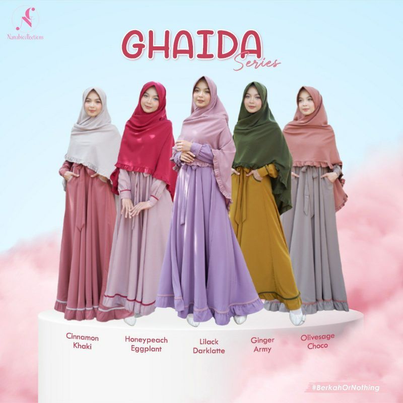 READY STOCK Gamis Set Series Ghaida Nanabi Collections
