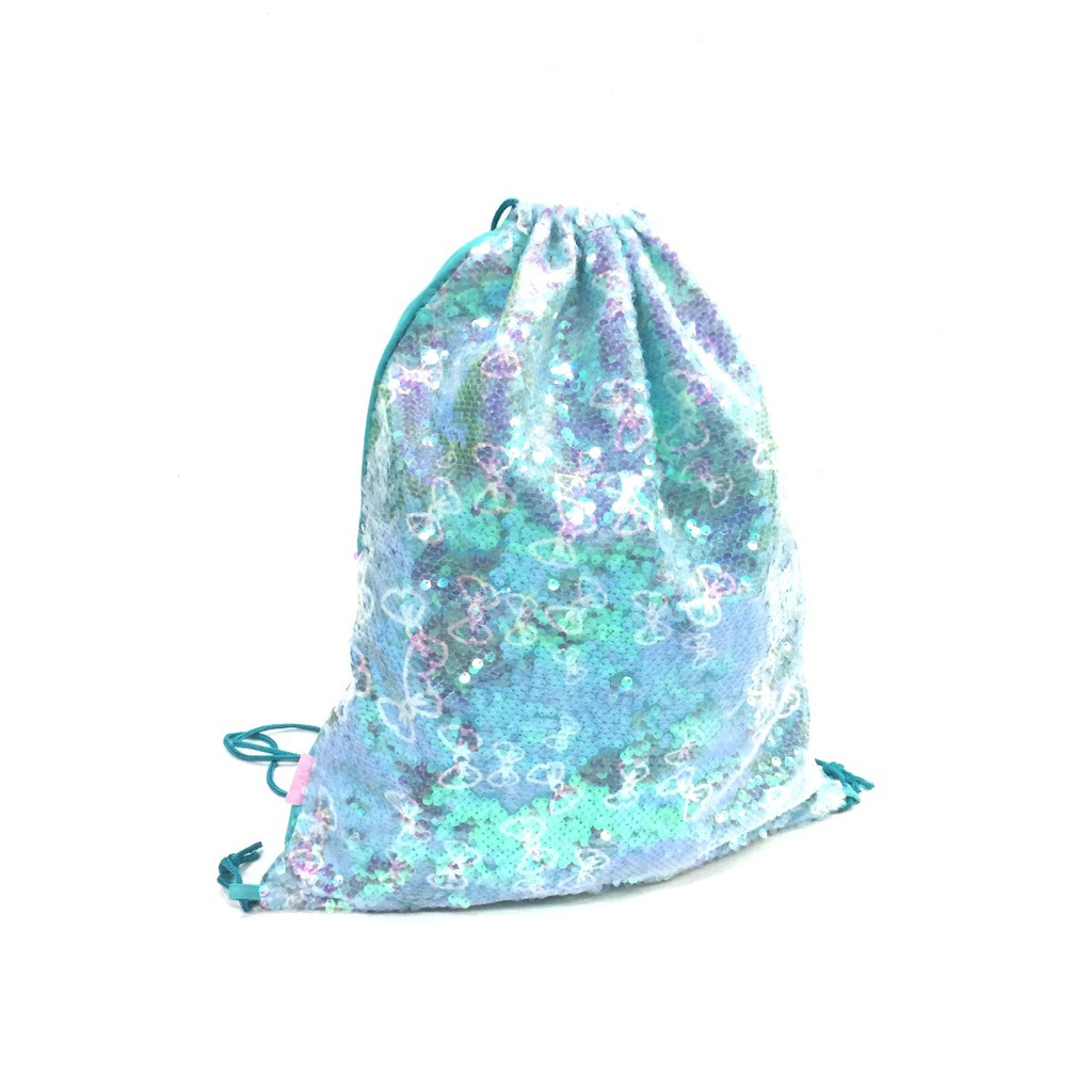 Skoola Tas Serut Sequin Manik Unicorn Mermaid 1127 Backpack Justice Alike