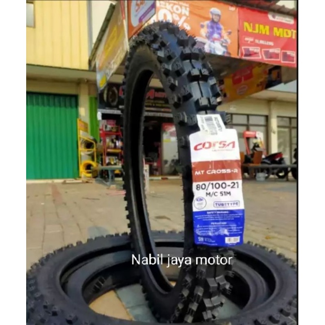 Ban Motor Trail 80 100 Ring 21 CORSA MT CROSS-R 80/100-21 51M Cros Tubetype