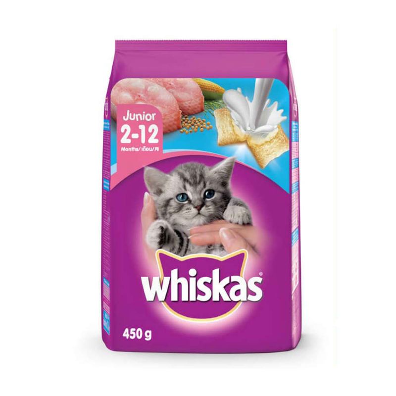 Whiskas junior 2-12 bulan / 450gram