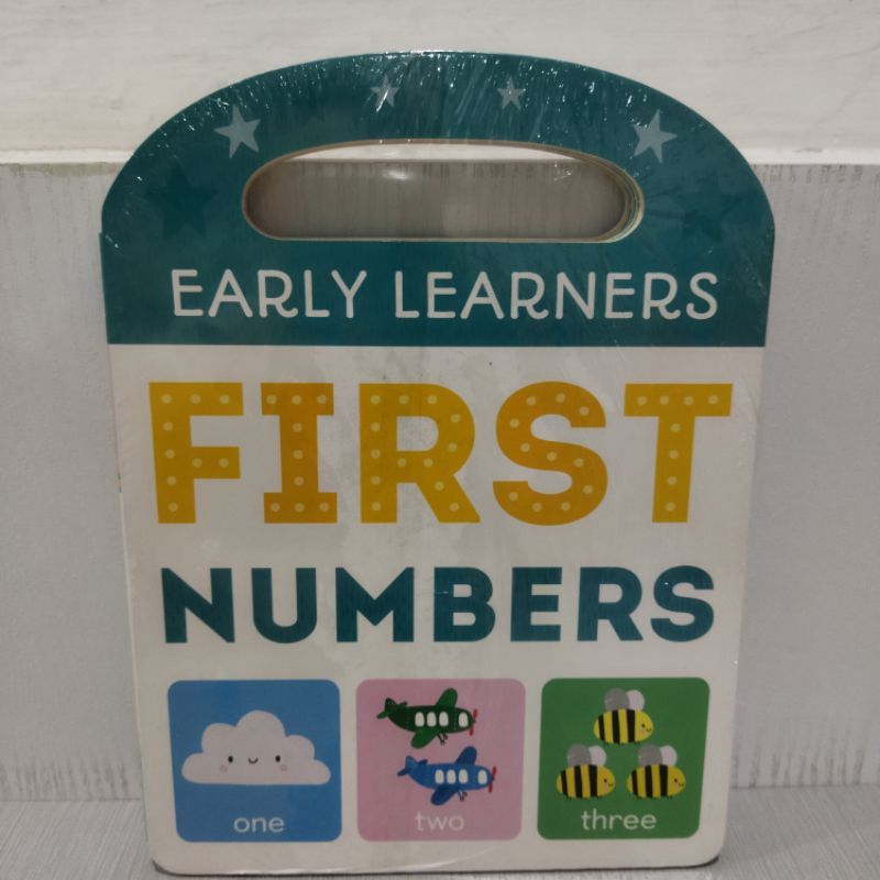 early learners first numbers caterpillar books BBW buku anak bayi balita pertama angka belajar tas