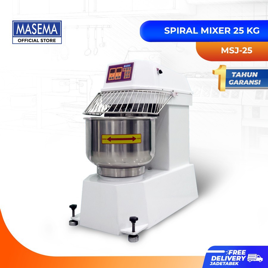 Masema Spiral Mixer Pengaduk Adonan 25 Kg MSJ-25