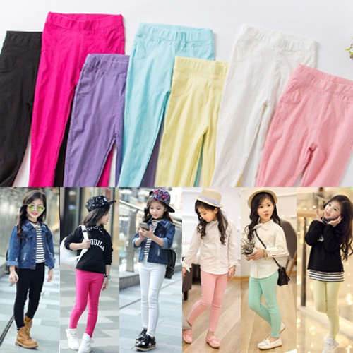 [Brandedbaby] 4-12T LEGGING ANAK PEREMPUAN IMPORT PREMIUM / JEGGING CELANA PANJANG COTTON STRETCH