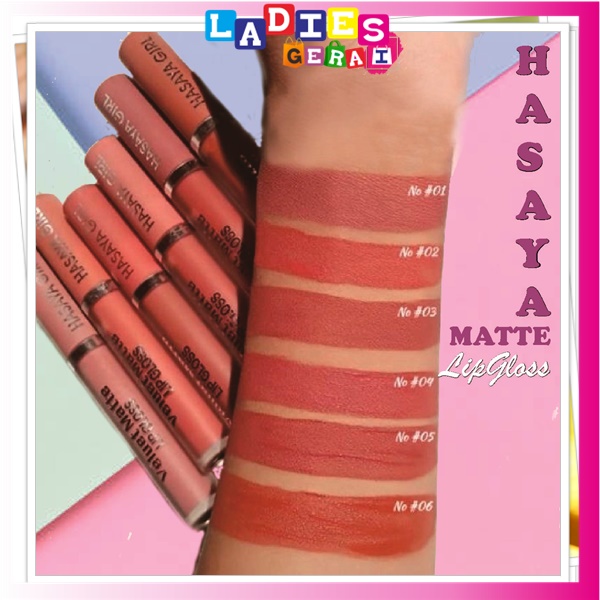 LIPCREAM HASAYA GIRL VELVET MATTE / HASAYA MATTE LIP GLOSS