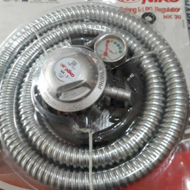 Niko NK - 50 ,  Selang dan Regulator Kompor Gas Niko , Selang LPG 1,8m