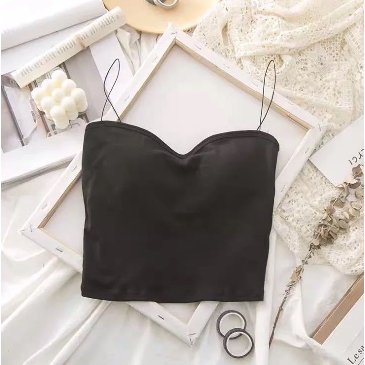 [TOYOU SHOP L12] TANKTOP BRA WITH CUP | BH SINGLET WANITA | ATASAN WANITA| BAHAN HALUS | PAKAIAN DALAM WANITA | FASHION WANITA