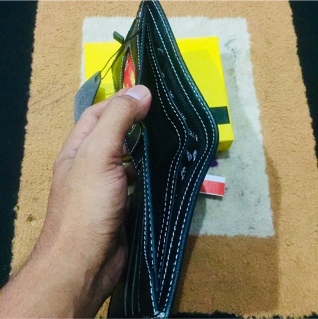 dompet lipat biasa pria bahan kulit sintetis lokal model keren #dompet #dompetlipat #dompetcowok