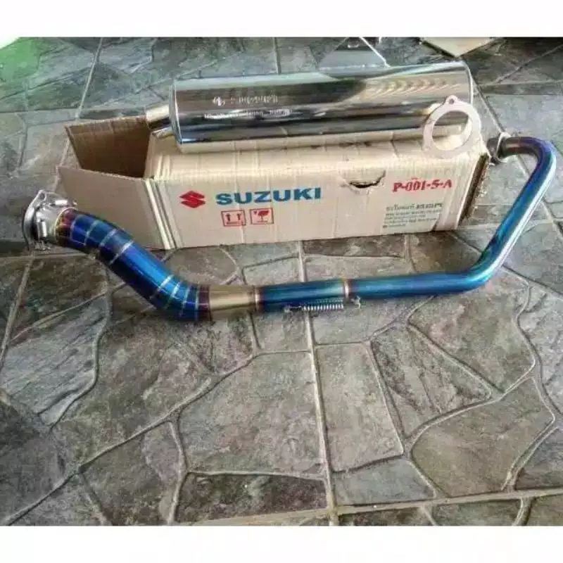 KNALPOT CKD ORIGINAL LEHER BLU PNP FU VIXSION SONIC CBR150R