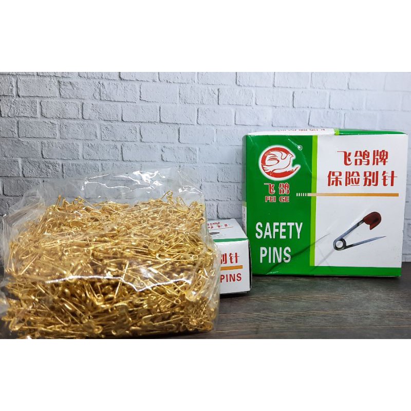 

Peniti Emas - Safety Pins 1 Kotak Isi 1728 pcs