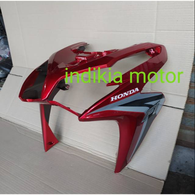 cover body depan tameng dasi panel tebeng Vario 125 fi 2012 2013 2014 merah maron