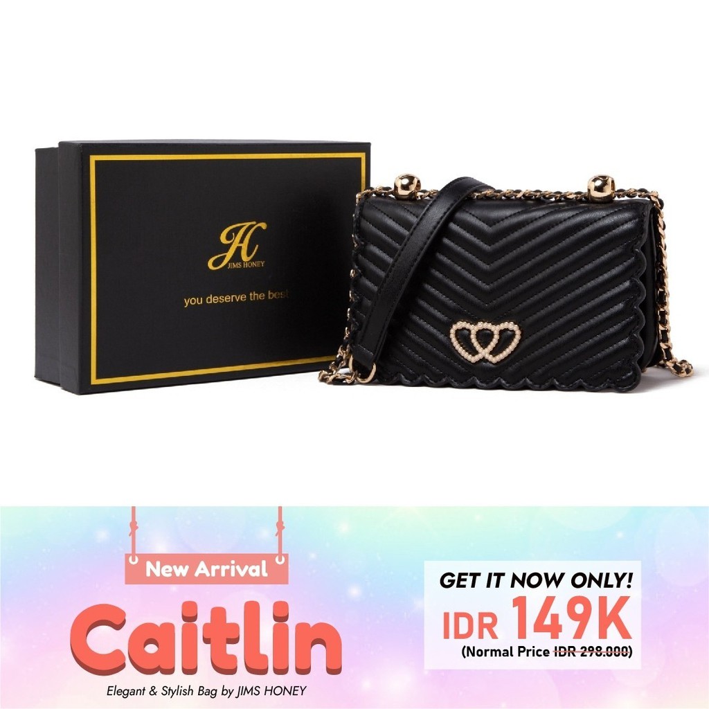 Tas Selempang Wanita JH CAITLIN BAG Kecil Jimshoney Jims Honey Import Terbaru Cewe Korea Promo Murah