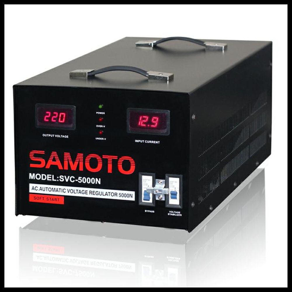 SAMOTO SVC-5000N - 5000 VA Single Phase Stabilizer