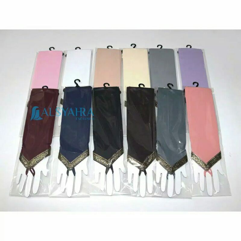 Manset Handsock Cincin Stripe Motif Warna Gold