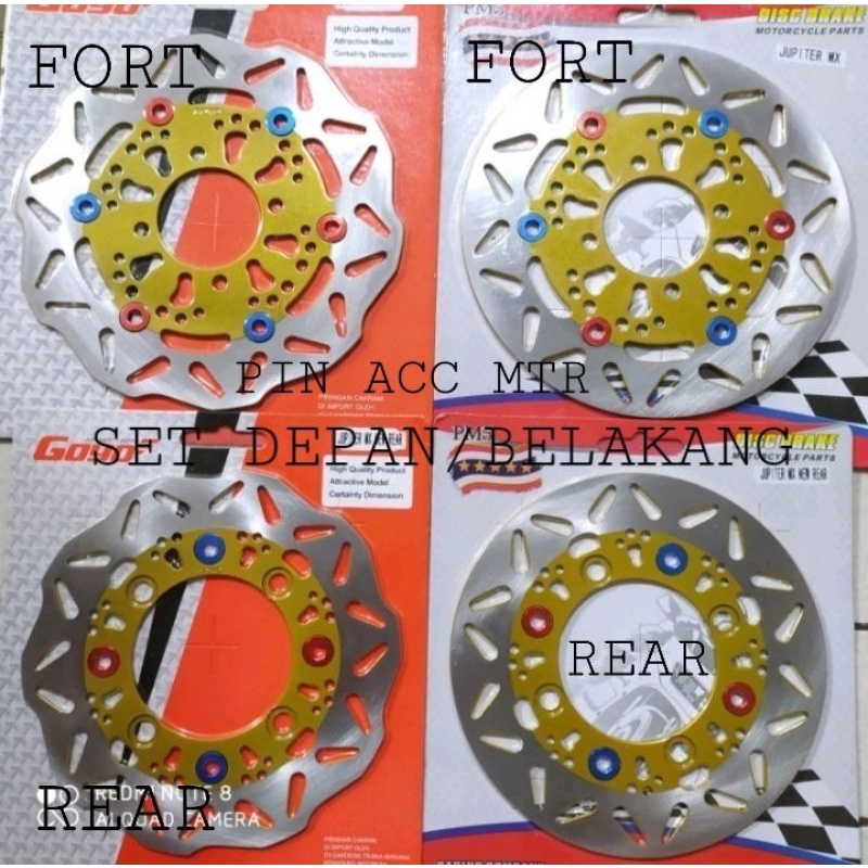 PIRINGAN DISC CAKRAM REM DEPAN/BELAKANG PNP JUPITER MX NEW 135 GRIGI/BULAT FROUTING UK STANDAR