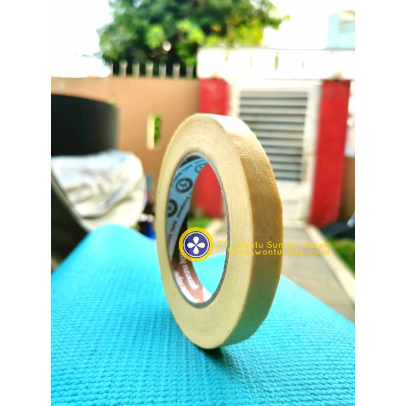 masking tape isolasi lakban kertas ukuran 15mm x 40 Yard