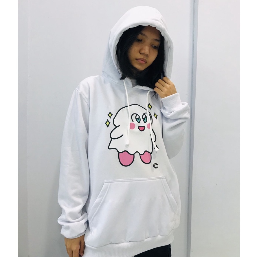 Hoodie Ghostie Kawaii Cotton Fleece Premium