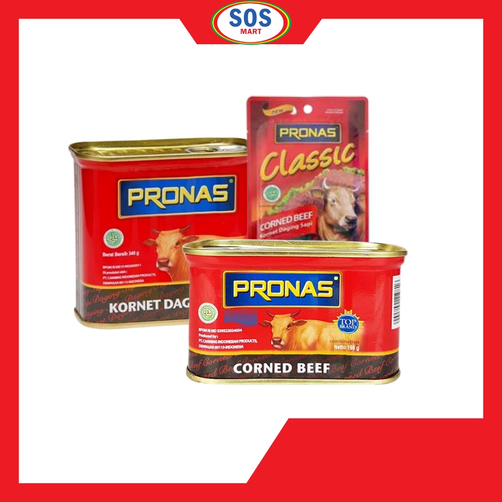 

Pronas Corned Beef Classic 50gr | Daging Corned Halal