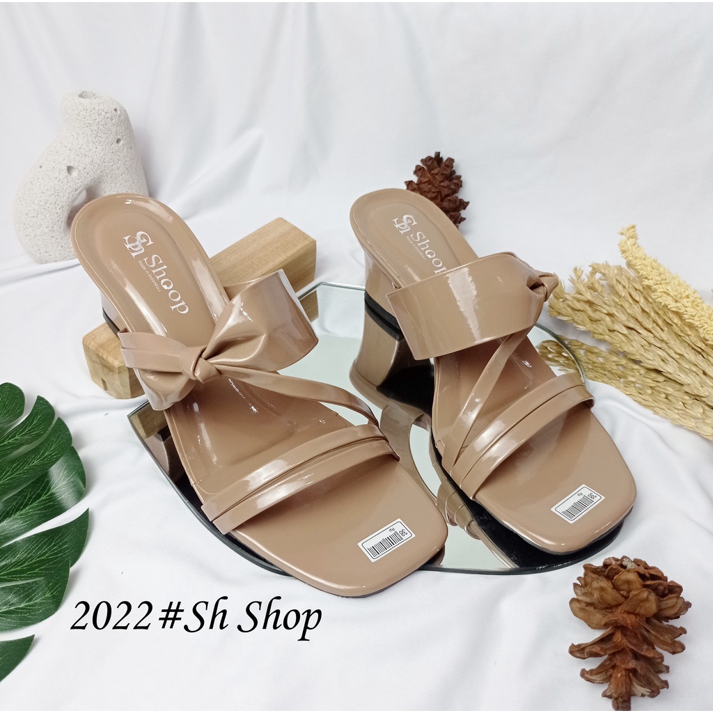 Promo Sandal Heels Wanita Terbaru / High Heels Termura / Snadal Hak Tahu Wanita 5 cm / Sandal Wanita Original / Sandal Wanita Korea