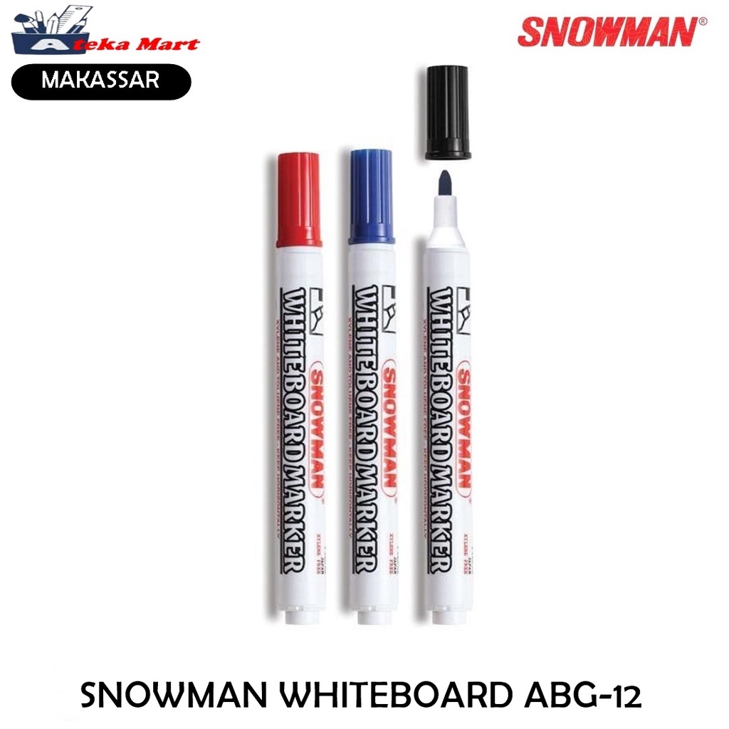 

[PCS] SNOWMAN WHITEBOARD MARKER ABG-12