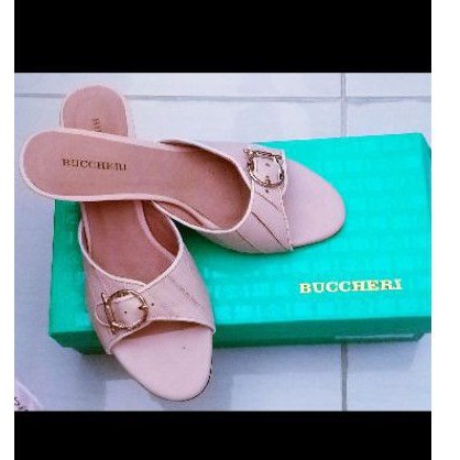 BUCCHERI Original Sandal Wanita Colour Pink size ukuran 38