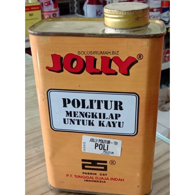 JOLLY POLITUR 1L AN MENGKILAP UNTUK KAYU CAT KAYU PELITUR