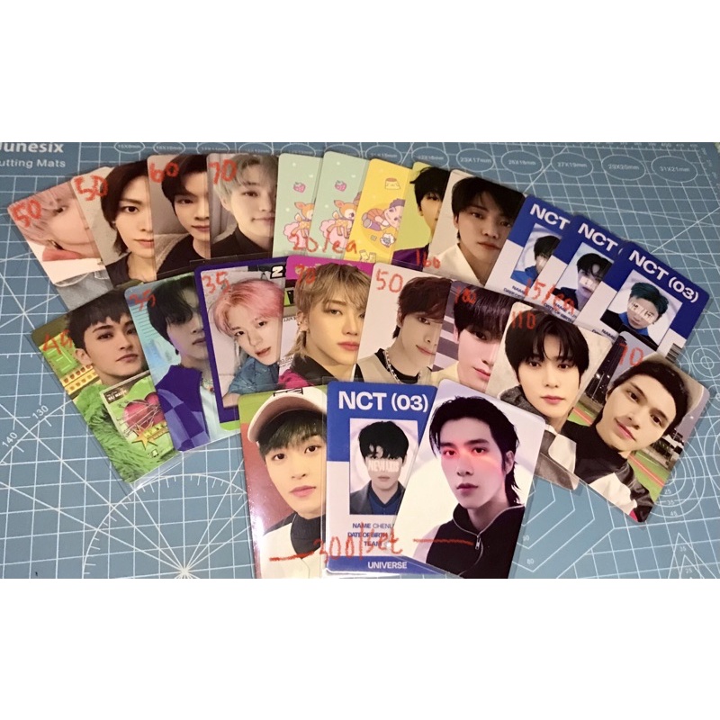 PC NCT DICON GRUP POLAROID NATREP SANRIO YANGYANG YUTA SUNGCHAN CHENLE CHARACTER WINWIN ID CARD UNIV