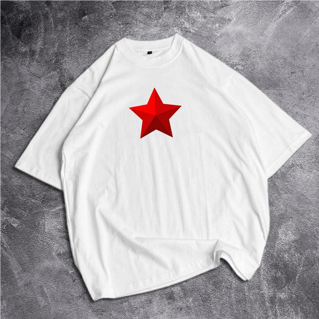 GSC - Oversize Bintang Red // Kaos Oversize Terbaru