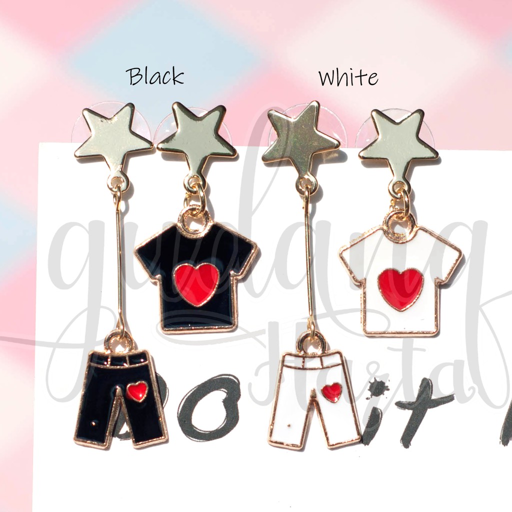 Anting Kaos Celana Hati Bintang Star Cantik Unik Anting Murah GH 203262