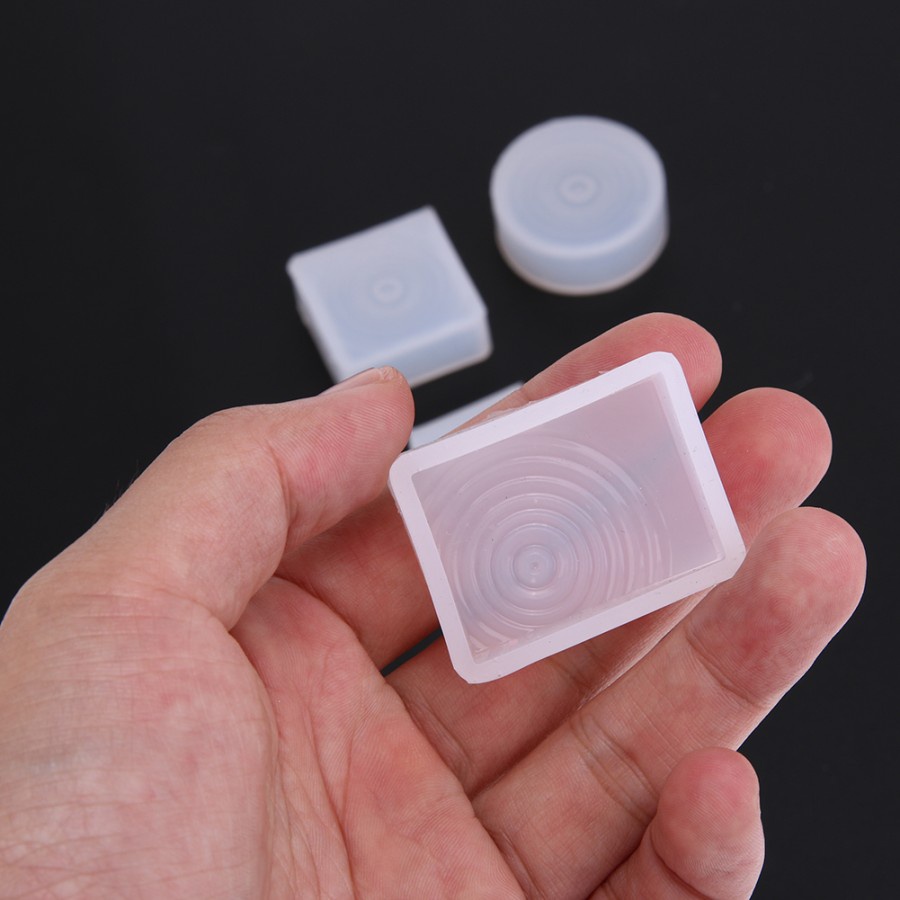 Geometric Silicone Mould - Cetakan Pendant Bentuk Geometri (4pcs)