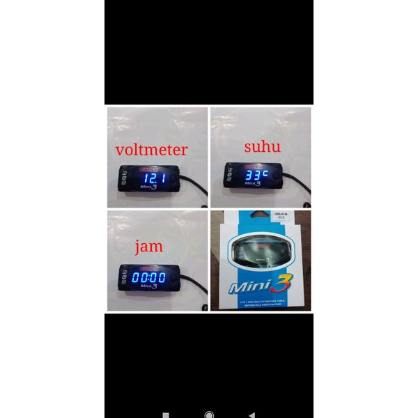 Spesial jam digital led buat di motor dan mobil