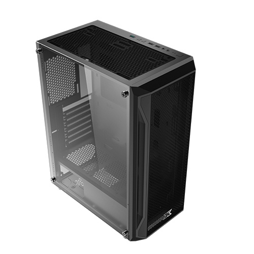 CASING / CHASING / CESING XAGATEK GAMING X BLACK - FREE 4 FAN RGB