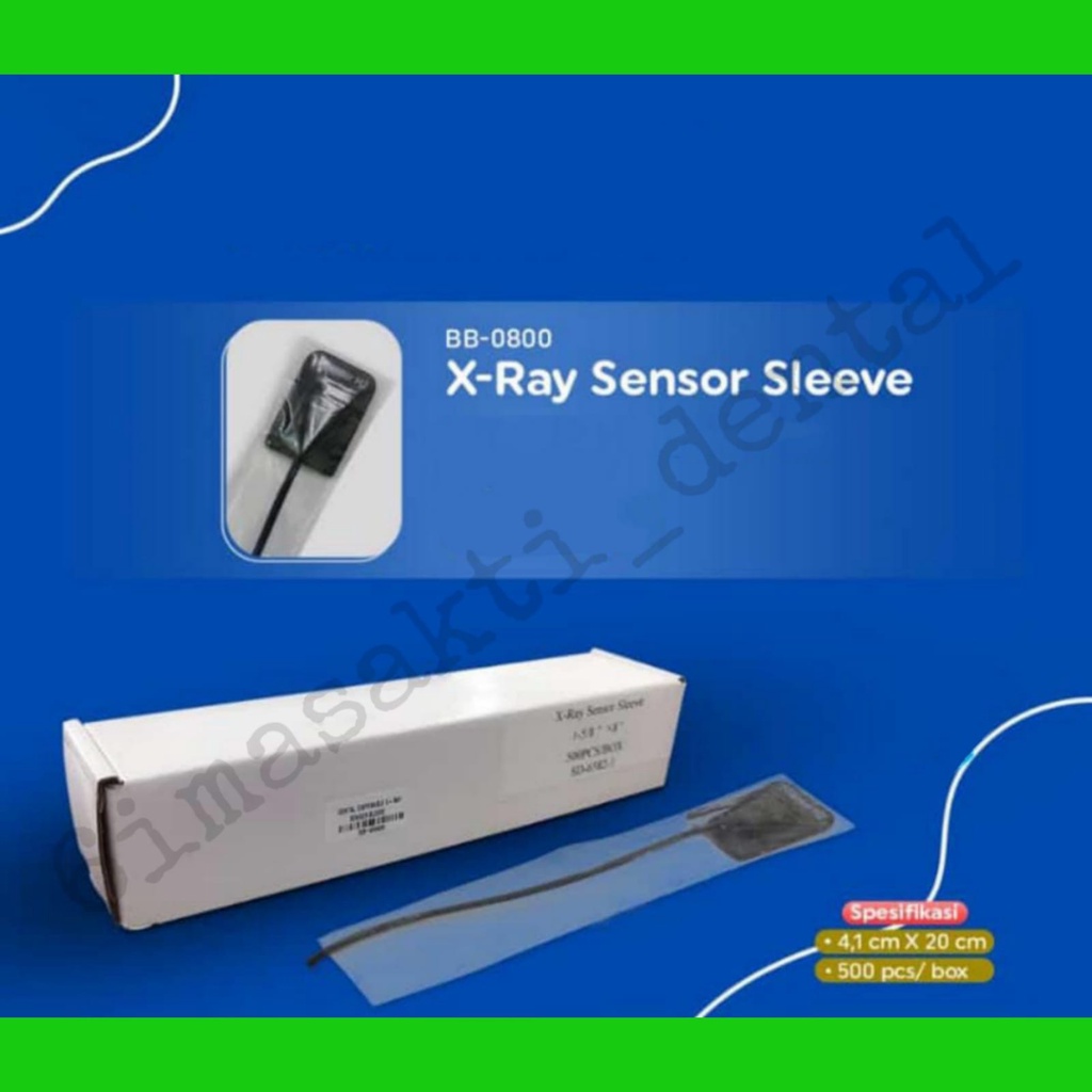 

DENTAL X- RAY SENSOR SLEEVE PLASTIK PELINDUNG SENSOR DIGITAL