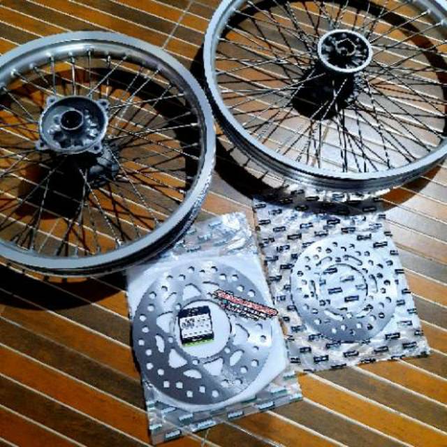 Wheelset velg set original klx bf tanpa ban