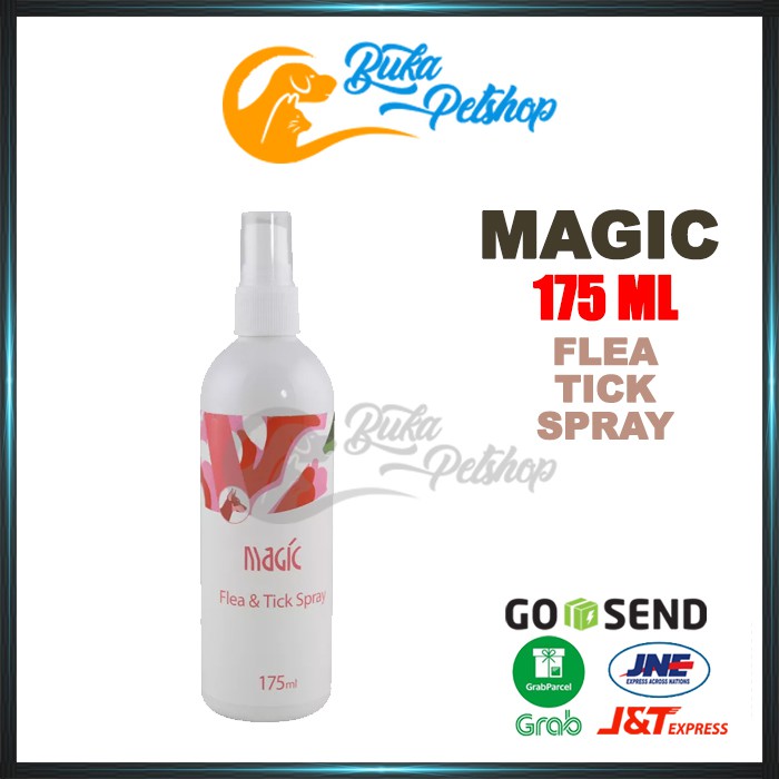 Obat Kutu Kucing Anjing MAGIC Flea &amp; TIck Spray 175ml