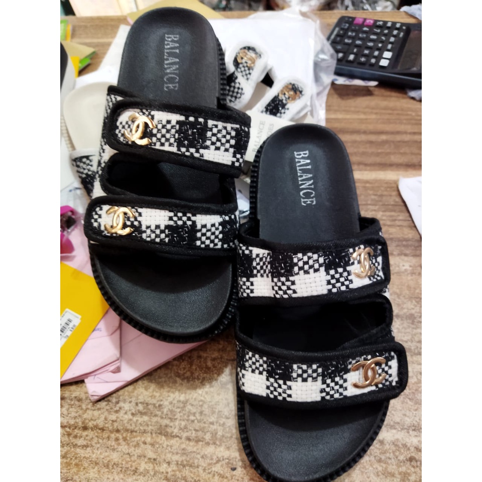 SANDAL WEDGES WANITA MODEL TERBARU BALANCE / 238-7A SIZE 36-40 / SANDAL WANITA BAN DUA TERBARU