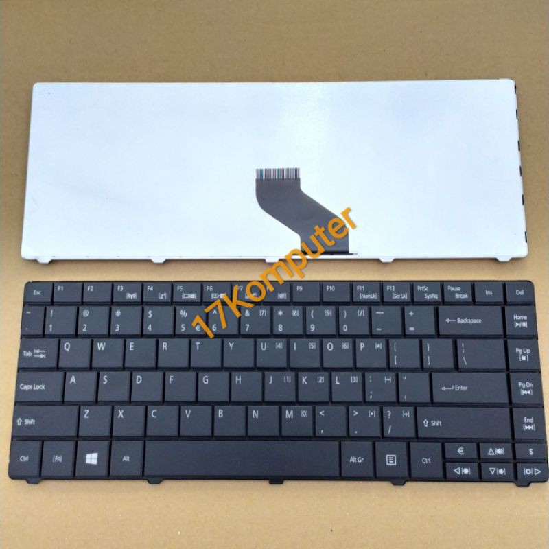 Keyboard Acer Aspire E1 E1-431 E1-471 E1-421 E1-451 Hitam