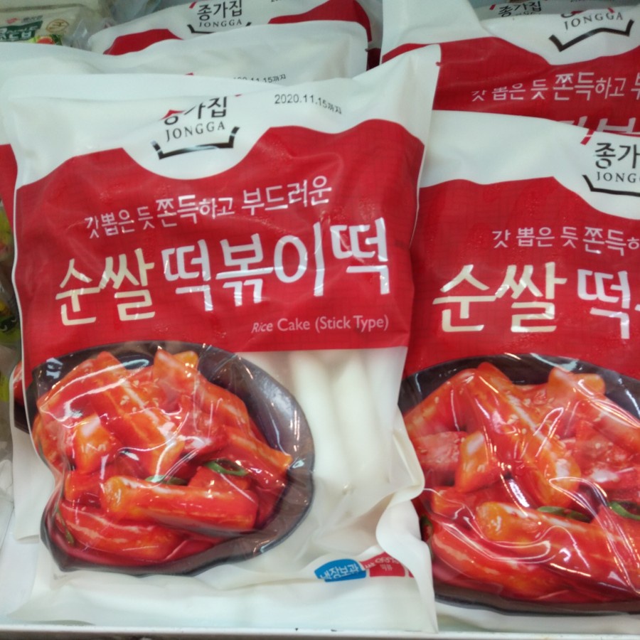 

Jongga rice cake 1 kg / Chongga Tokpokki Tteokbokki Plain Impor Korea